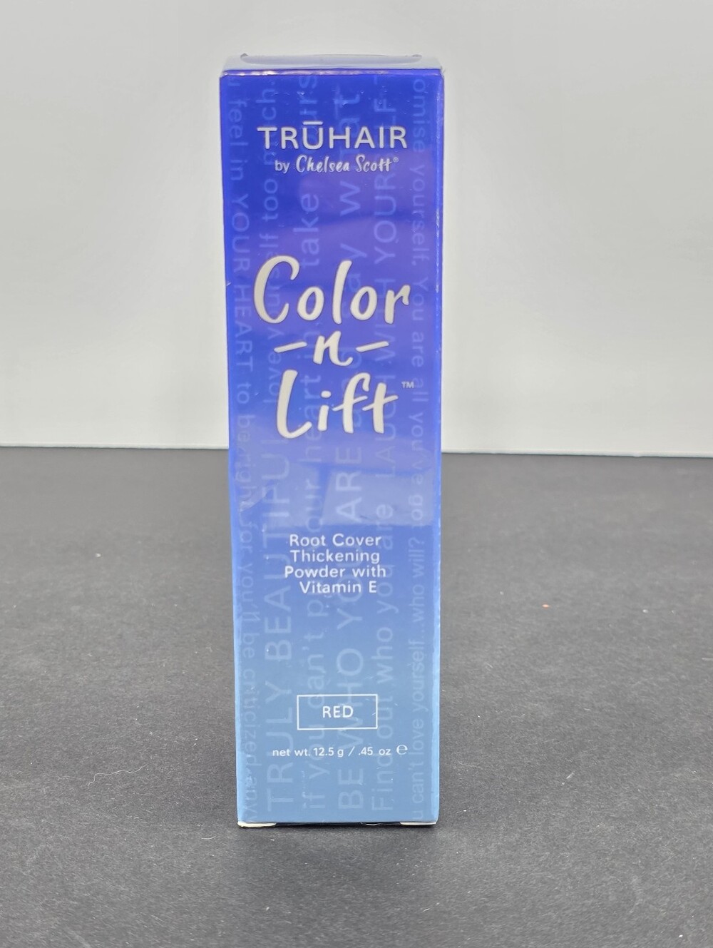 TRUHAIR Chelsea Scott Color-n-Lift Root Cover Powder Red 12.5g Sealed
